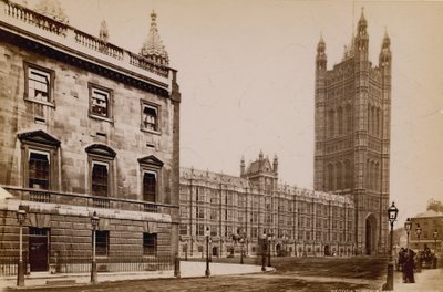 Victoria Tower van het Parlement door English Photographer