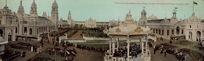 Uitzicht vanaf Decoratieve Kunstpaleis, Frans-Britse Tentoonstelling, Londen, 1908 door English Photographer