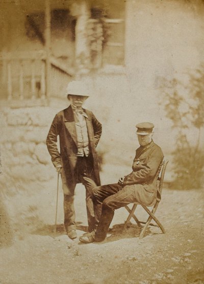 Burggraaf Gough en Generaal Sir W. Codrington bij HQ Sebastopol door English Photographer