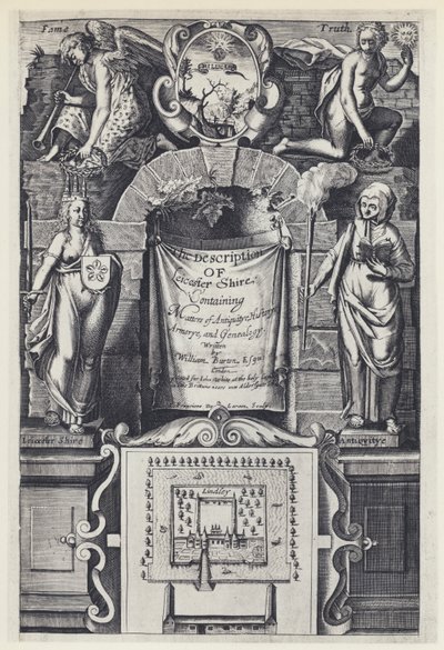 W Burton, De Beschrijving van Leicester Shire, I White 1622 door English Photographer