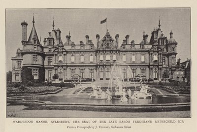 Waddesdon Manor, Aylesbury, de zetel van de overleden Baron Ferdinand Rothschild, MP door English Photographer