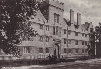 Wadham College, Voorkant door English Photographer