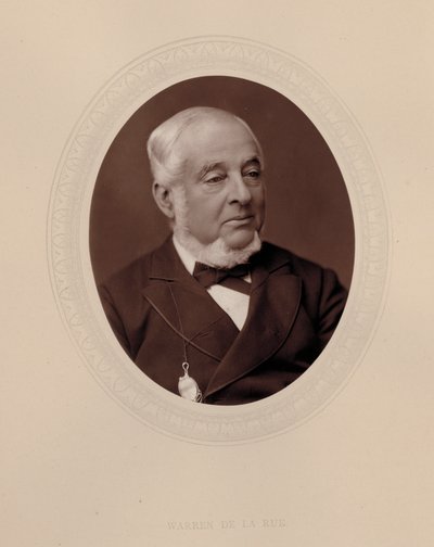 Warren De La Rue, zoon van de oprichter van het bedrijf, Thomas De La Rue door English Photographer