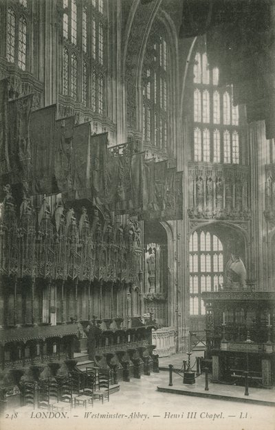 Westminster Abbey, Henry III Kapel door English Photographer