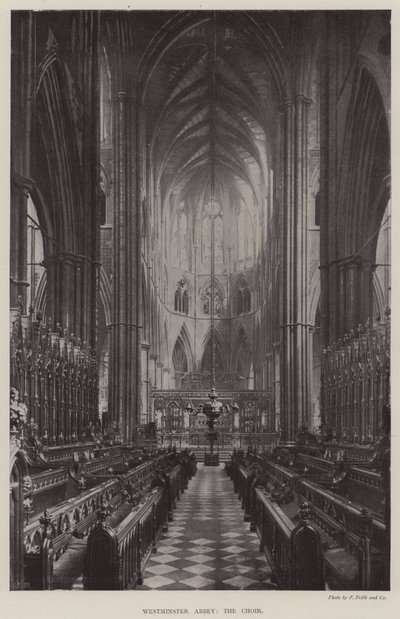 Westminster Abbey, het koor door English Photographer
