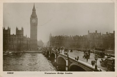 Westminster Bridge, Londen door English Photographer