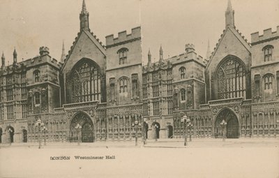 Westminster Hall, Londen door English Photographer
