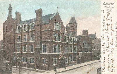 Whitelands College in Chelsea door English Photographer