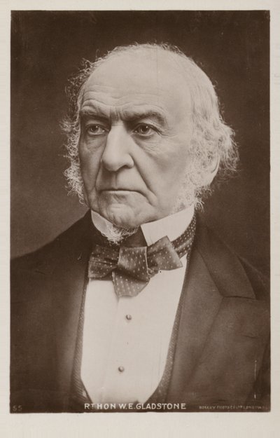 William Ewart Gladstone door English Photographer