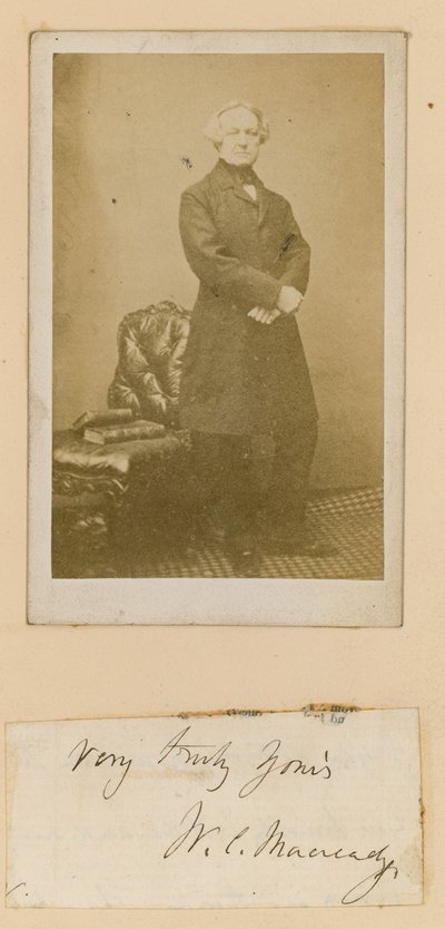 William Macready, acteur door English Photographer