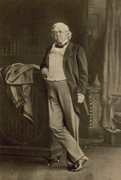 William Makepeace Thackeray, Engelse romanschrijver en satiricus door English Photographer
