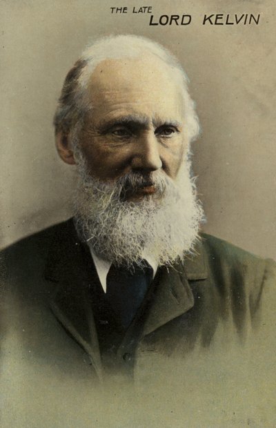 William Thomson, 1e Baron Kelvin (1824-1907), Britse natuurkundige en ingenieur (gekleurd foto) door English Photographer