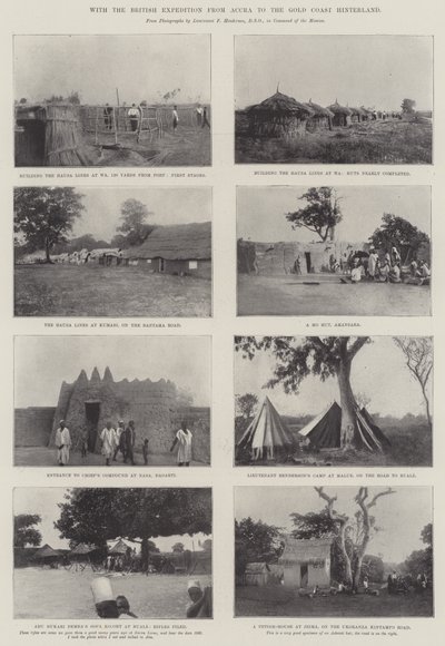 Met de Britse Expeditie van Accra naar het Achterland van de Goudkust door English Photographer