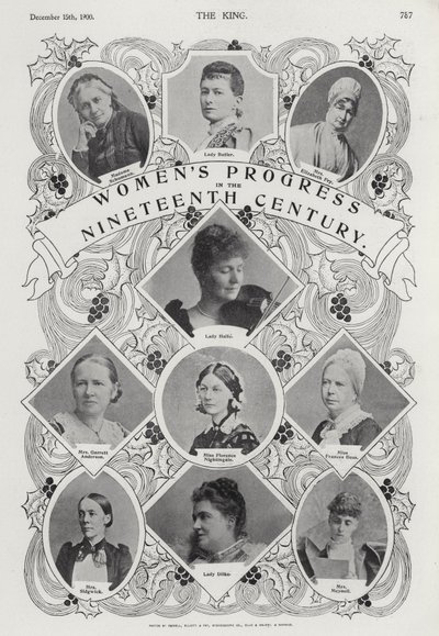 Vooruitgang van vrouwen in de 19e eeuw door English Photographer