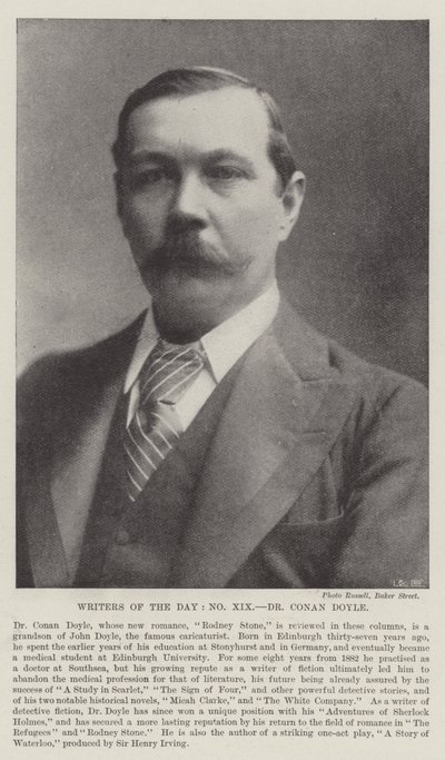 Schrijvers van de dag, Dr Conan Doyle door English Photographer
