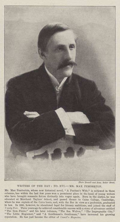 Schrijvers van de dag, Mr Max Pemberton door English Photographer