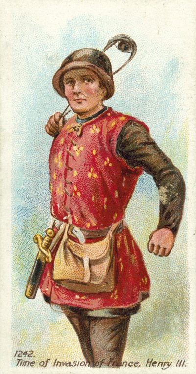 1242, Tijd van de invasie van Frankrijk, Hendrik III door English School