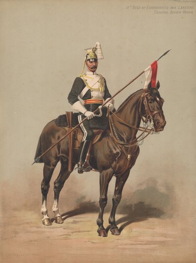 17e Duke of Cambridges Own Lancers, Soldaat, Review Order door English School