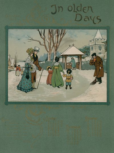 1905 kalender met vers van Alfred Austin door English School