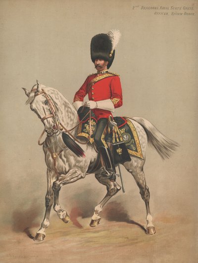 2e Dragoons, Royal Scots Greys, Officier, Review Order door English School