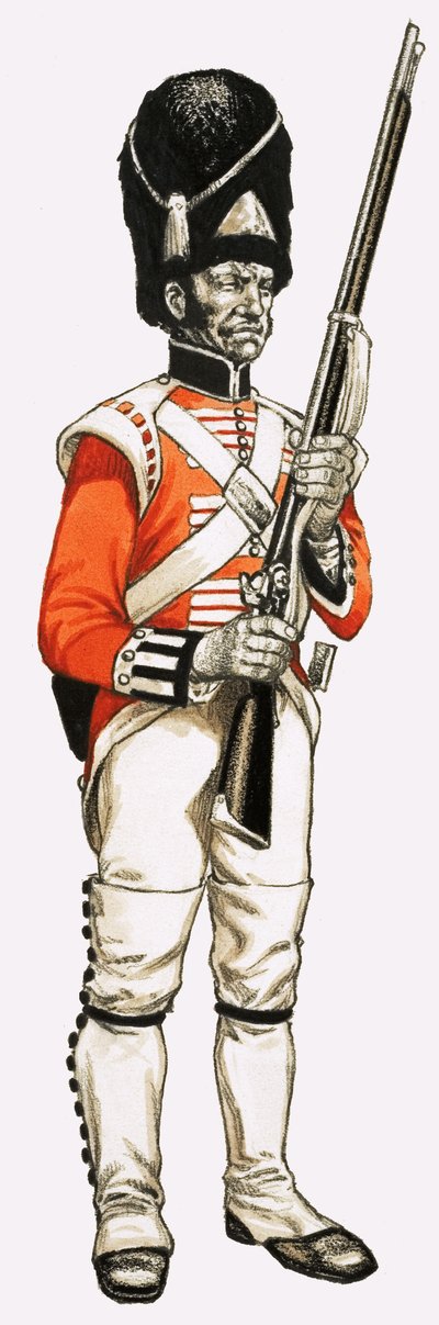 92e. Voet Grenadier 1815 door English School