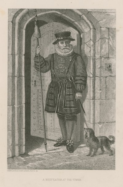 Een Beefeater bij de Toren door English School