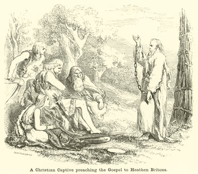 Een Christelijke Gevangene predikt het Evangelie aan Heidense Britten door English School