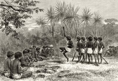 Een Corroboree, c.1880, uit 