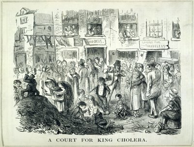 Een hof voor koning Cholera, illustratie uit 