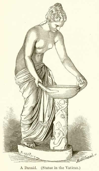 Een Danaïde (Standbeeld in het Vaticaan) door English School