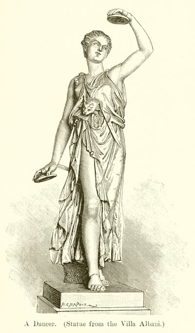 Een danseres (Standbeeld uit de Villa Albani) door English School