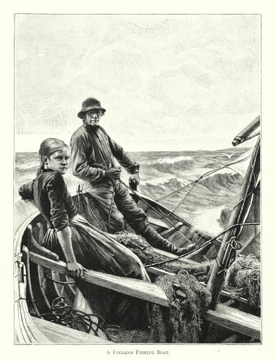 Een Finse Vissersboot door English School