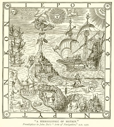 Een Hiëroglief van Groot-Brittannië door English School