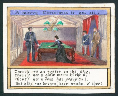 Een vrolijk kerstfeest voor jullie allemaal - groetkaart door English School