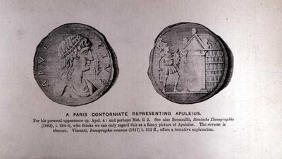 Een Parijse Contorniate die Apuleius Voorstelt door English School