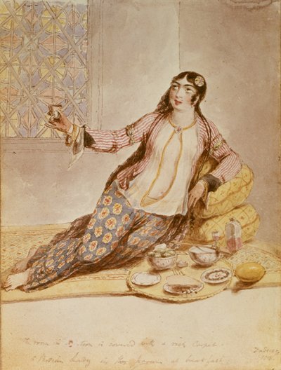 Een Perzische Dame, uit Sir Robert Ker Porter