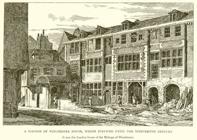Een Deel van Winchester House, dat tot de negentiende eeuw overleefde door English School
