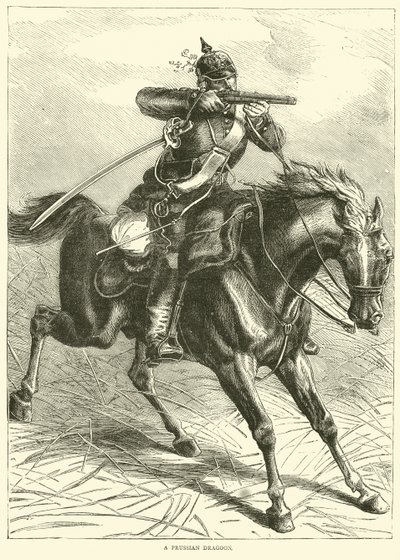 Een Pruisische dragonder, september 1870 door English School