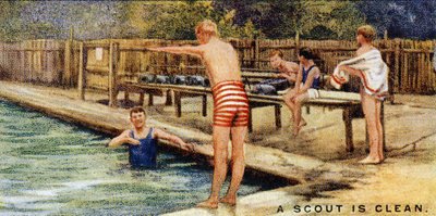 Een Scout is Schoon, 1929 door English School