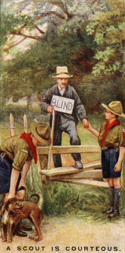 Een Scout is Hoffelijk, 1929 door English School