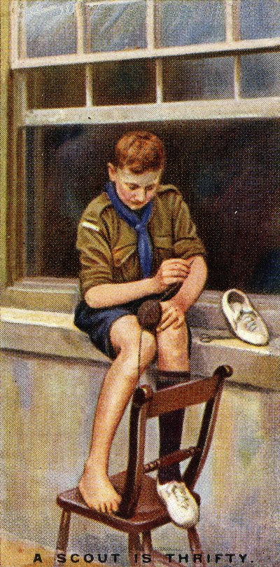 Een Scout is Zuinig, 1929 door English School