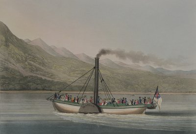 Een reis naar Loch Lomond, gegraveerd door G. Hunt, ca. 1830s door English School