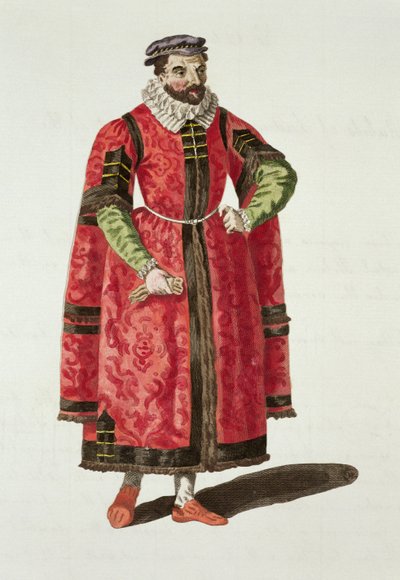 Een Rijke Koopman van Londen in 1588 door English School