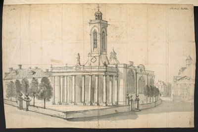 Een gebouw in Northampton, uit de 