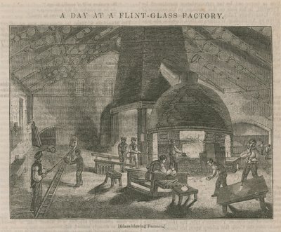 Een dag in een vuursteenglasfabriek door English School