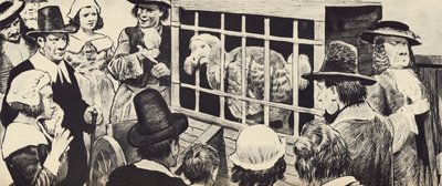 Een dodo tentoongesteld in het zeventiende-eeuwse Engeland door English School