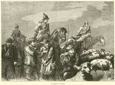 Een fourageerpartij, oktober 1870 door English School