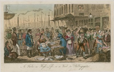Een grap in het hoge leven, of een bezoek aan Billingsgate door English School