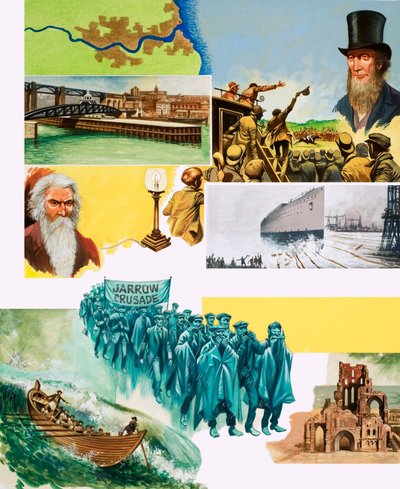Een reis langs de Tyne door English School