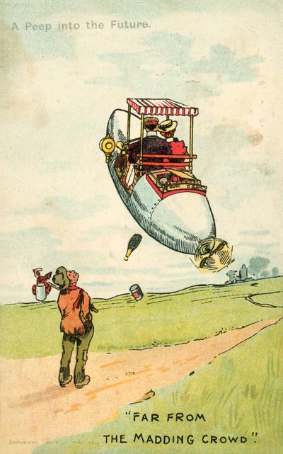 Een blik in de toekomst, Ver van de Madding Crowd (kleur litho) door English School